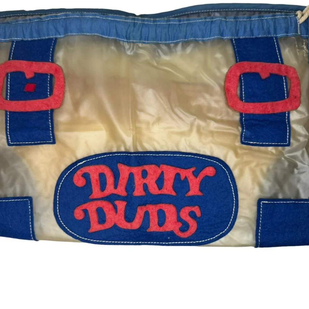 DIRTY DUDS - Original 1973 Vintage Travel Laundry Bag (18